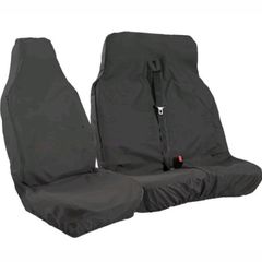 New. Heavy Duty Waterproof Black Van Seat Covers 2+1 For Peugeot Partner/ Berlingo (free Delivery)