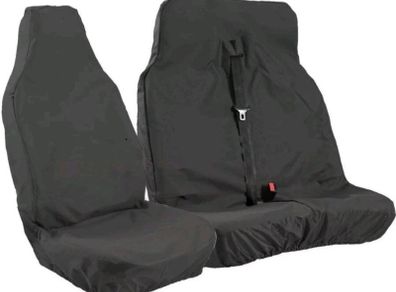 New. Heavy Duty Waterproof Black Van Seat Covers 2+1 For Peugeot Partner/ Berlingo (free Delivery)