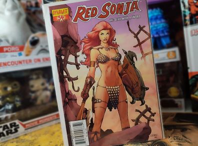 Red Sonja ! Issue #34 ! Mel Rubi Variant Cover ! First Printing ! 2008 ! by Dynamite !