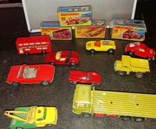 Matchbox with boxes etc bundle
