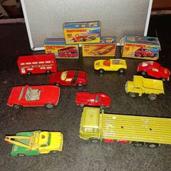 Matchbox with boxes etc bundle