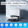 Robot Vacuum & Mop Combo 5000Pa Suction, Self-Emptying Dock Image 2