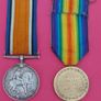 First World War Pair to Machine Gun Core Victory and War Medals Image 2