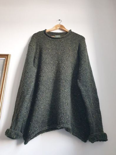 Wool Knitted Jumper Size Xl