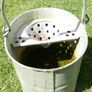 Vintage Galvanized Mop Bucket Garden Planter Image 2