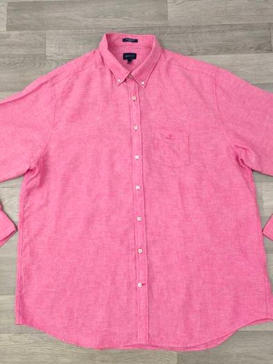 Gant 100% Linen Button Down Short Mens 3XL