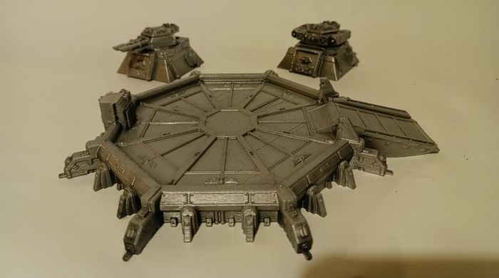 Landing Pad + Turrets
