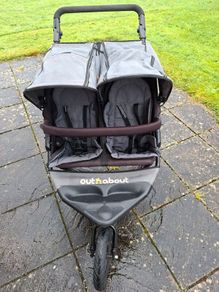 Out n About Double Buggy(with footmuffs)