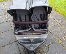 Out n About Double Buggy(with footmuffs)