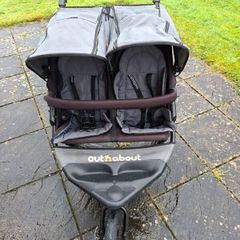 Out n About Double Buggy(with footmuffs)