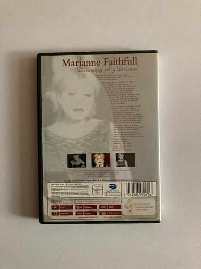 Marianne Faithful Dreaming My Dreams DVD Mint