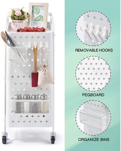3-tier Metal Trolley - Free Delivery Nationwide
