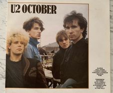 U2 - October 12 inch vinyl album- Original 1981 1st UK press