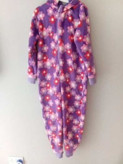 girls floral onesie