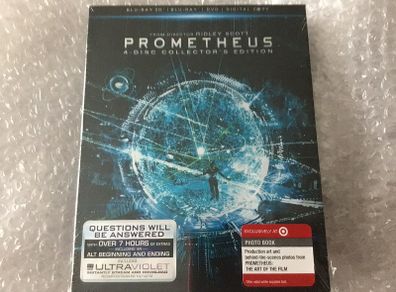 Prometheus Collectors American Import  4Disc Edition Target Exclusive 3D +Blu Ray