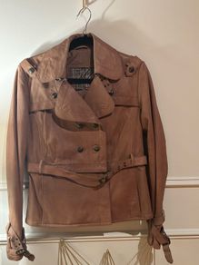 Mango Vintage leather jacket