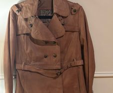 Mango Vintage leather jacket