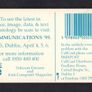 1995 Ireland 20 unit Communications 1995 expo at the RDS, Dublin (Schlumberger SC7) Call Card Used. Telecom Eireann card number 1086 Image 3