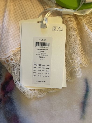 Y.A.S light pink top