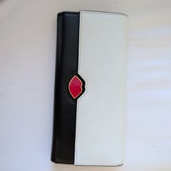 Designer Lulu Guinness Leather Continental Wallet