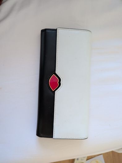 Designer Lulu Guinness Leather Continental Wallet