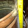 Large Antique Copper Bucket or Jardiniere, Postage Available or Collection, Image 9