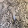 River Island Grey Snake Print High Neck Tiered Playsuit size UK10 EU36 Perfect condition Postage included Image 6