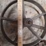 Antique Cast Iron Plough Wheels Image 4