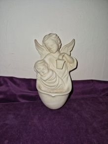 Vintage holy water cherub