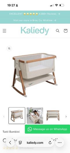 CoZee Air Bedside Crib