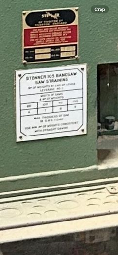 Stenner 105 saw