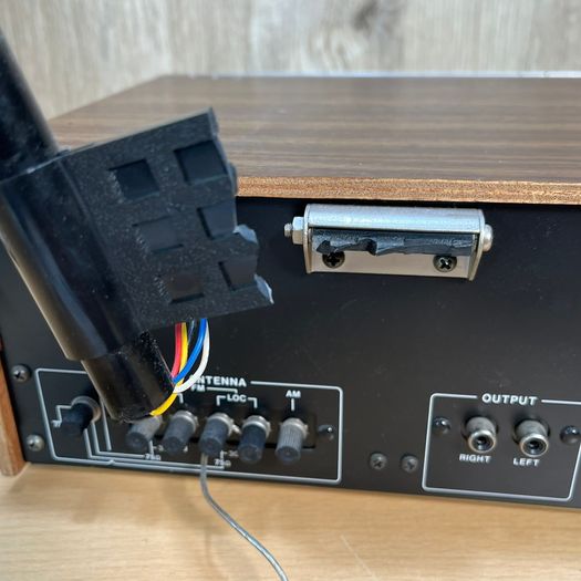 Akai AT-2200 -Vintage Silver Face Tuner Tested Working + Manual FLAWS
