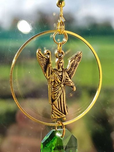 ArchAngel Raphael Suncatcher Hand Crafted Freepost
