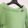Monsoon Sage Green Bardot Off-The-Shoulder Top Bow Detail 12UK/40EU Image 6