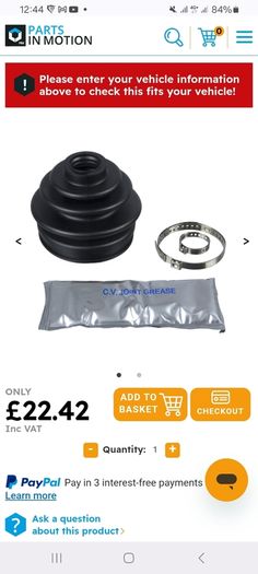 Blue Print ADT38156 CV Joint Boot