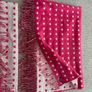 Foxford lambswool pink heart throw / rug Image 2