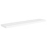 Floating Wall Shelves 4 pcs White 120x23.5x3.8 cm MDF Image 8