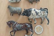 1950s Britains and Crescent made cast metal  farm animals