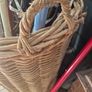 vintage reed basket large Image 3