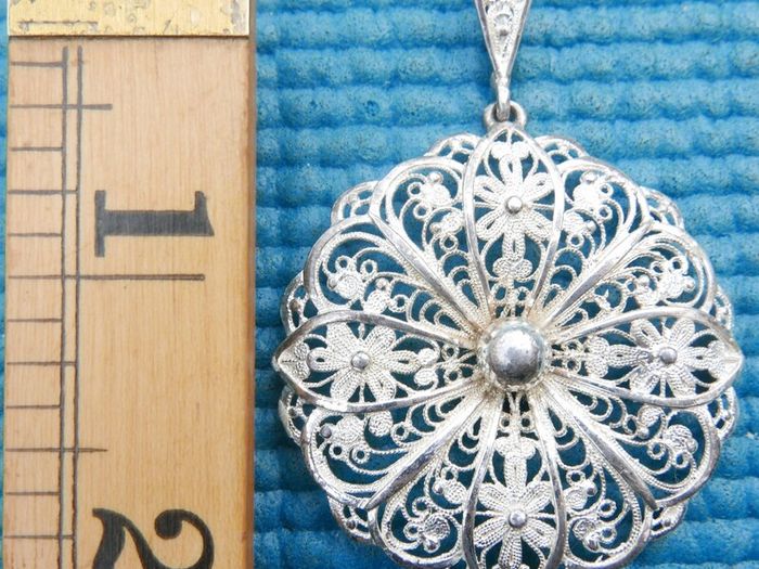 Antique Sterling Silver 925 Pendant 6,23g