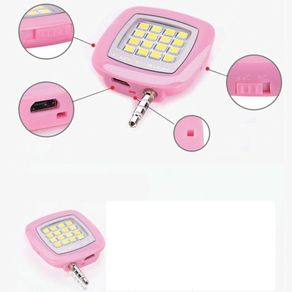 16pcs LED Mini Flash Fill Light For Mobile Phone Selfie Photography 3.5mm