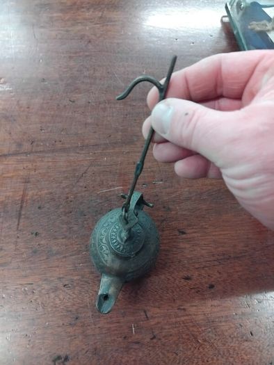 Vintage Ottoman oil lamp