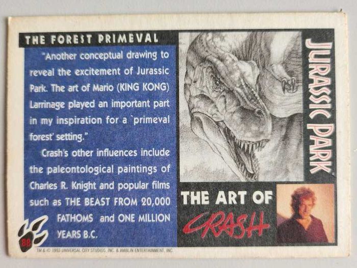 Jurassic Park cards