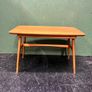 mid century teak coffee table Image 4