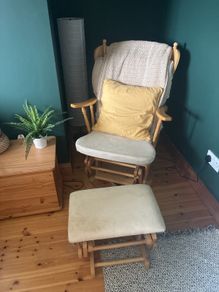 Baby rocking chair & stool
