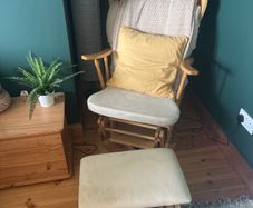 Baby rocking chair & stool