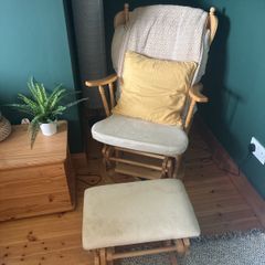 Baby rocking chair & stool