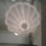 Vintage Large Thick Fluted Glass Vase. Image 5