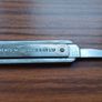 Vintage tri-fold pocket knife features a "COMPLIMENTS MUSGRAVE & CO LTD" engraving made by Warriss Sheffield England Image 3