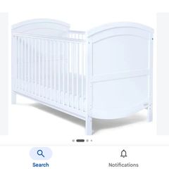 Baby Elegance White Cot Bed